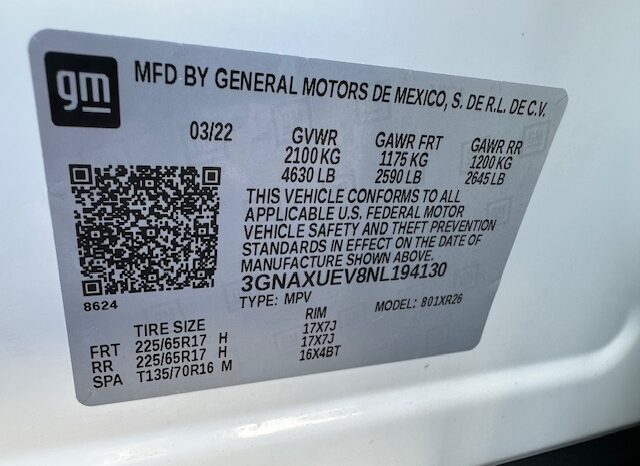 
								2022 Chevrolet Equinox LT AWD full									