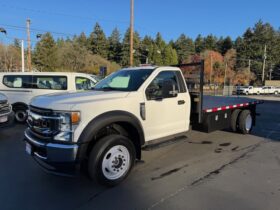 2021 Ford F450 Regular Cab Chassis XLT 4×4 Truck **14ft FLAT BED**