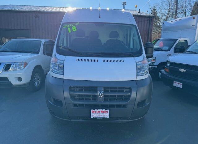 
								2018 Ram ProMaster 3500 HIGH ROOF 159 Extended Cargo Van full									