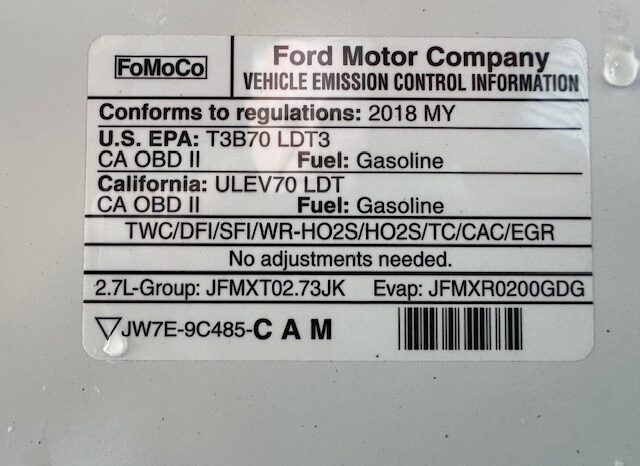 
								2018 Ford F150 Regular Cab Pickup full									