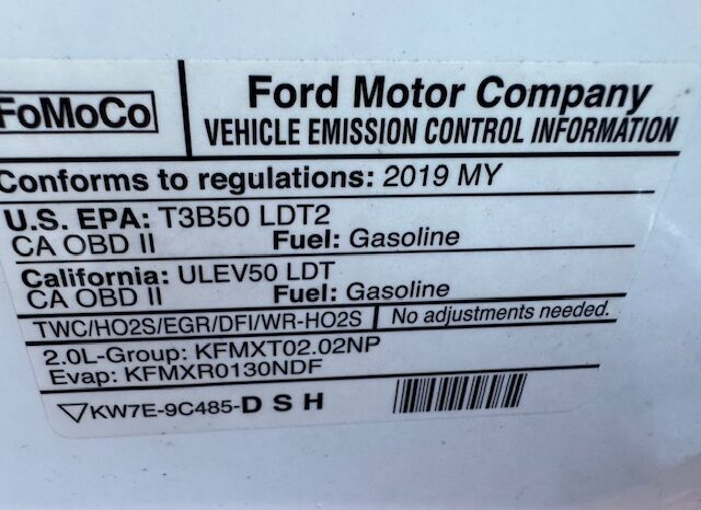 
								2019 Ford Transit Connect XLT Cargo Van full									
