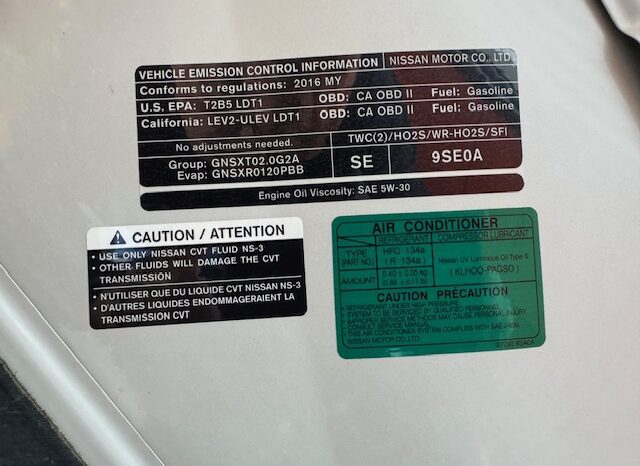 
								2016 Nissan NV200 SV Cargo Van full									