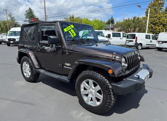 2013 Jeep Wrangler Sahara 4x4 A1179