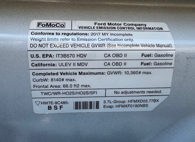 
								2017 Ford Transit 350 HD Cutaway Van **12ft BOX** full									