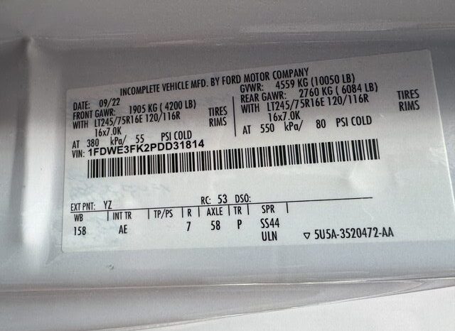 
								2023 Ford E350 Cutaway Van 12ft Box **THERMO KING REEFER** full									