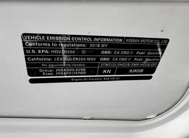 
								2018 Nissan NV3500 SV Cargo Van full									