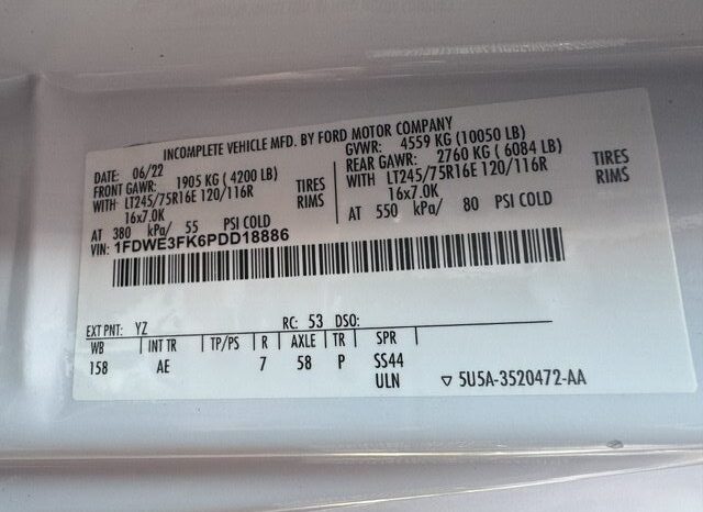 
								2023 Ford E350 Cutaway Van 12 ft Box **THERMO KING REEFER** full									