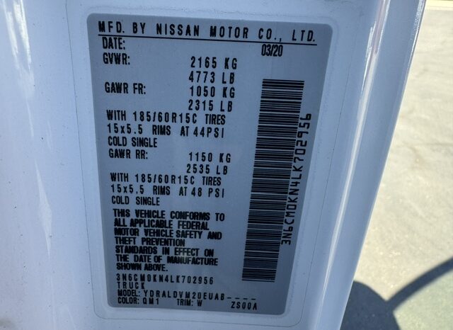 
								2020 Nissan NV200 Cargo Van full									