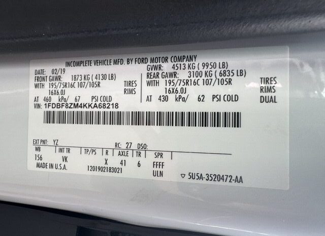 
								2019 Ford Transit 350 **12ft BOX** Van full									