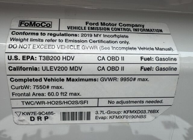 
								2019 Ford Transit 350 **12ft BOX** Van full									