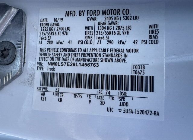 
								2020 Ford Transit Connect Cargo Van full									