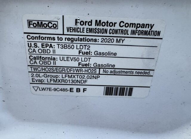 
								2020 Ford Transit Connect Cargo Van full									