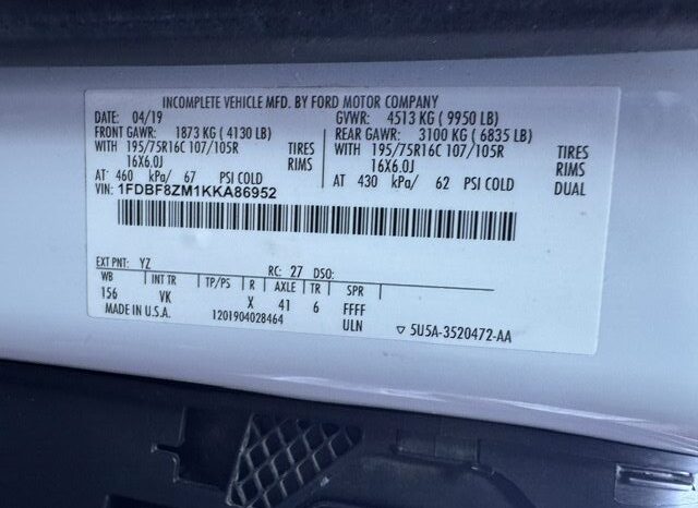
								2019 Ford Transit 350 **12ft BOX** Van full									