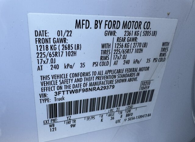 
								2022 Ford Maverick XL SuperCrew AWD Pickup full									