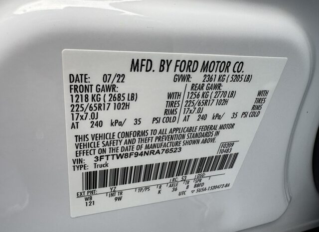 
								2022 Ford Maverick SuperCrew Pickup **AWD** full									