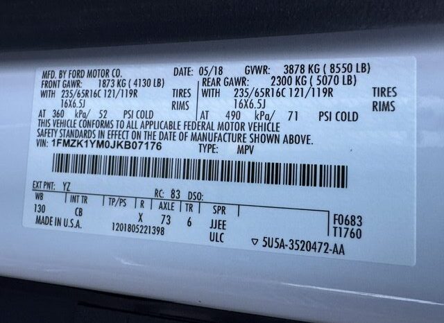 
								2018 Ford Transit 150 **8-PASSENGER** Van full									