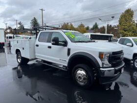 2020 Ford F550 Crew Cab 4×4 **9ft SERVICE BODY** Diesel Truck