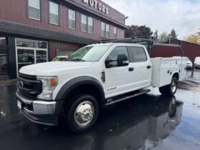 2020 Ford F550 Crew Cab 4×4 **9ft SERVICE BODY** Diesel Truck